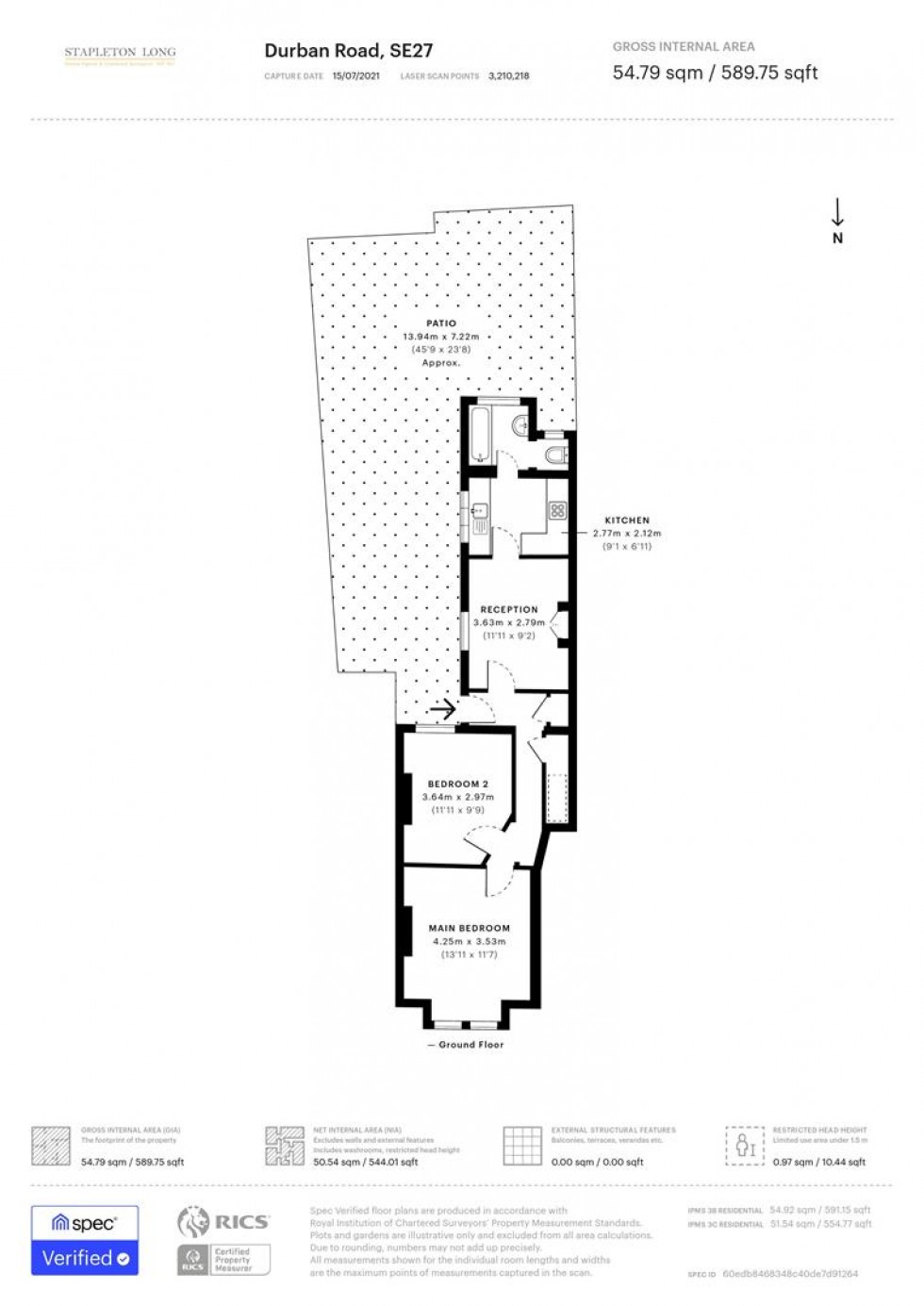Floorplan for Durban Road, West Norwood