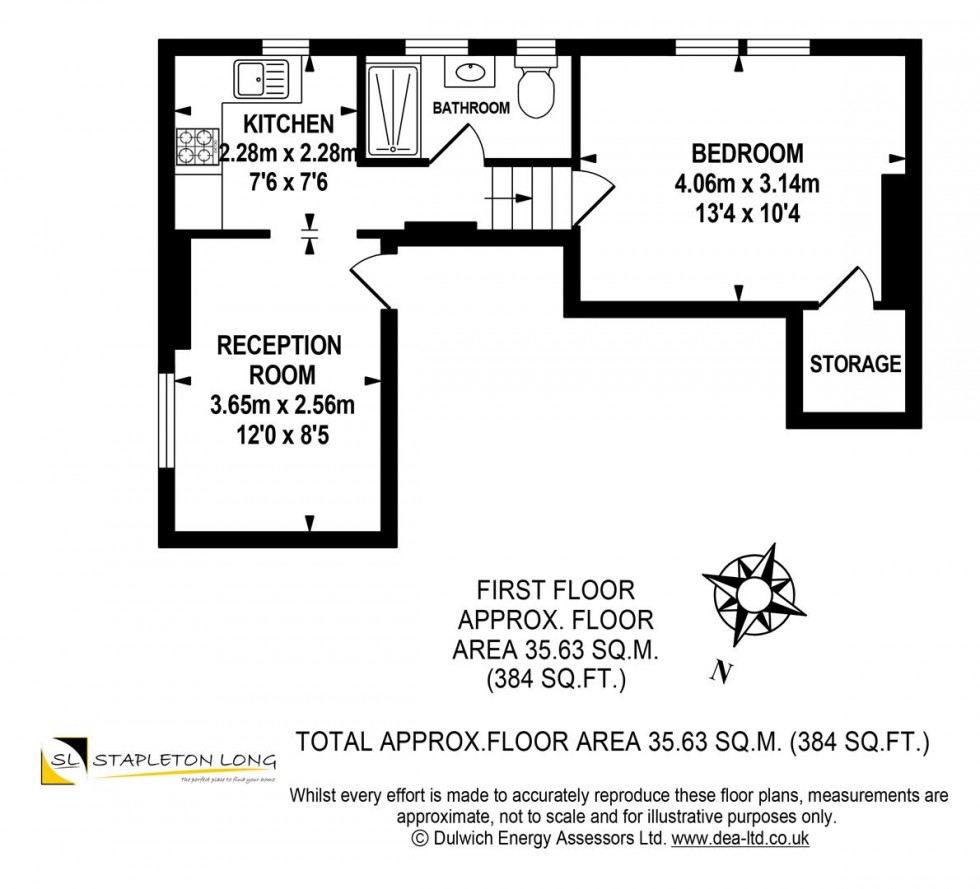 Floorplan for Chestnut Road, West Norwood