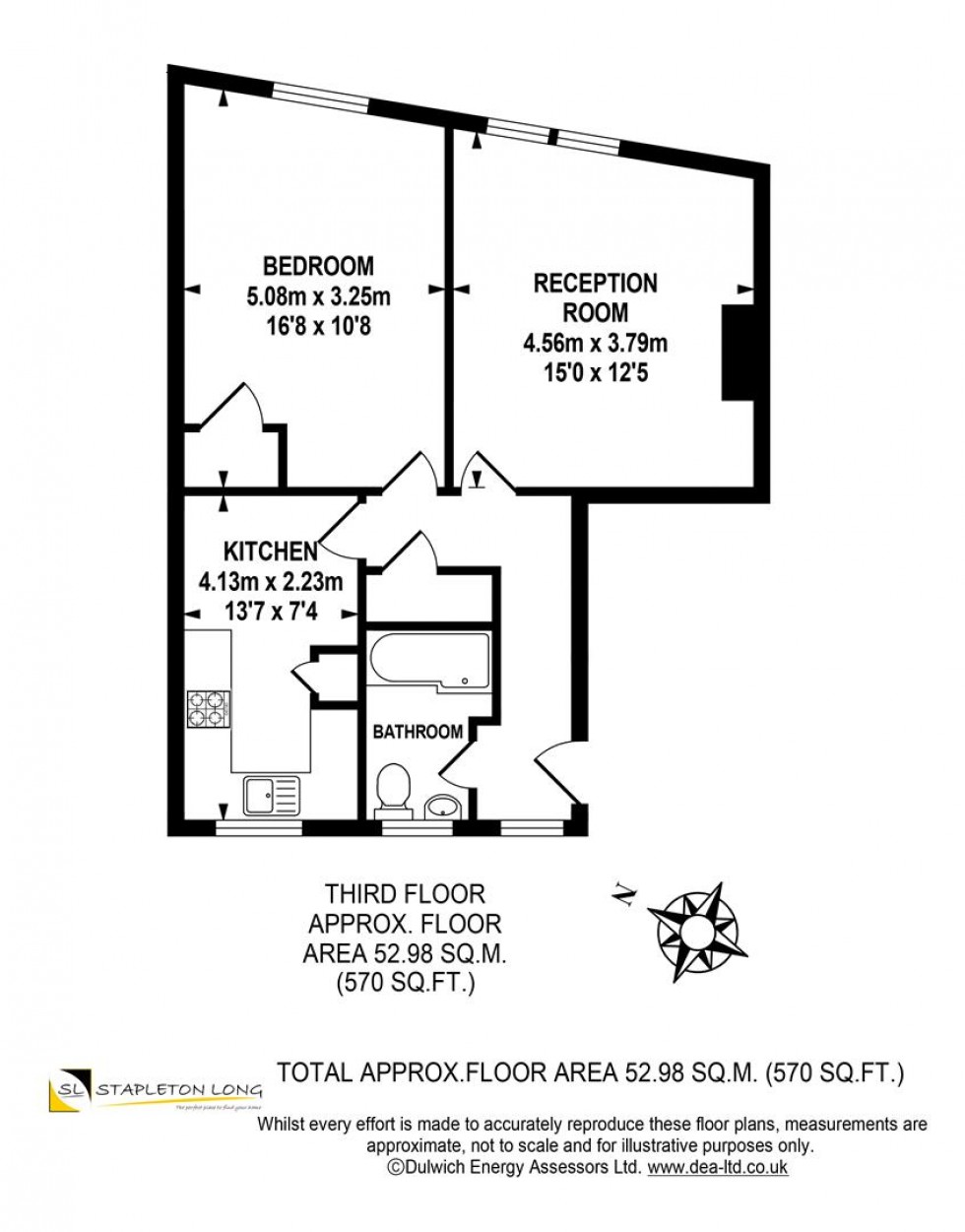 Floorplan for York Hill, West Norwood