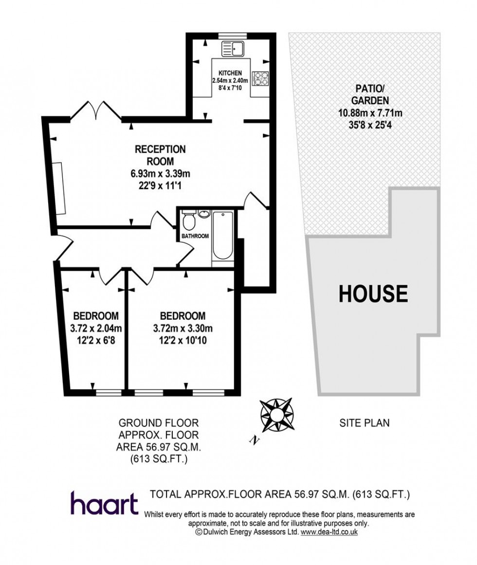 Floorplan for Franciscan Road, Tooting