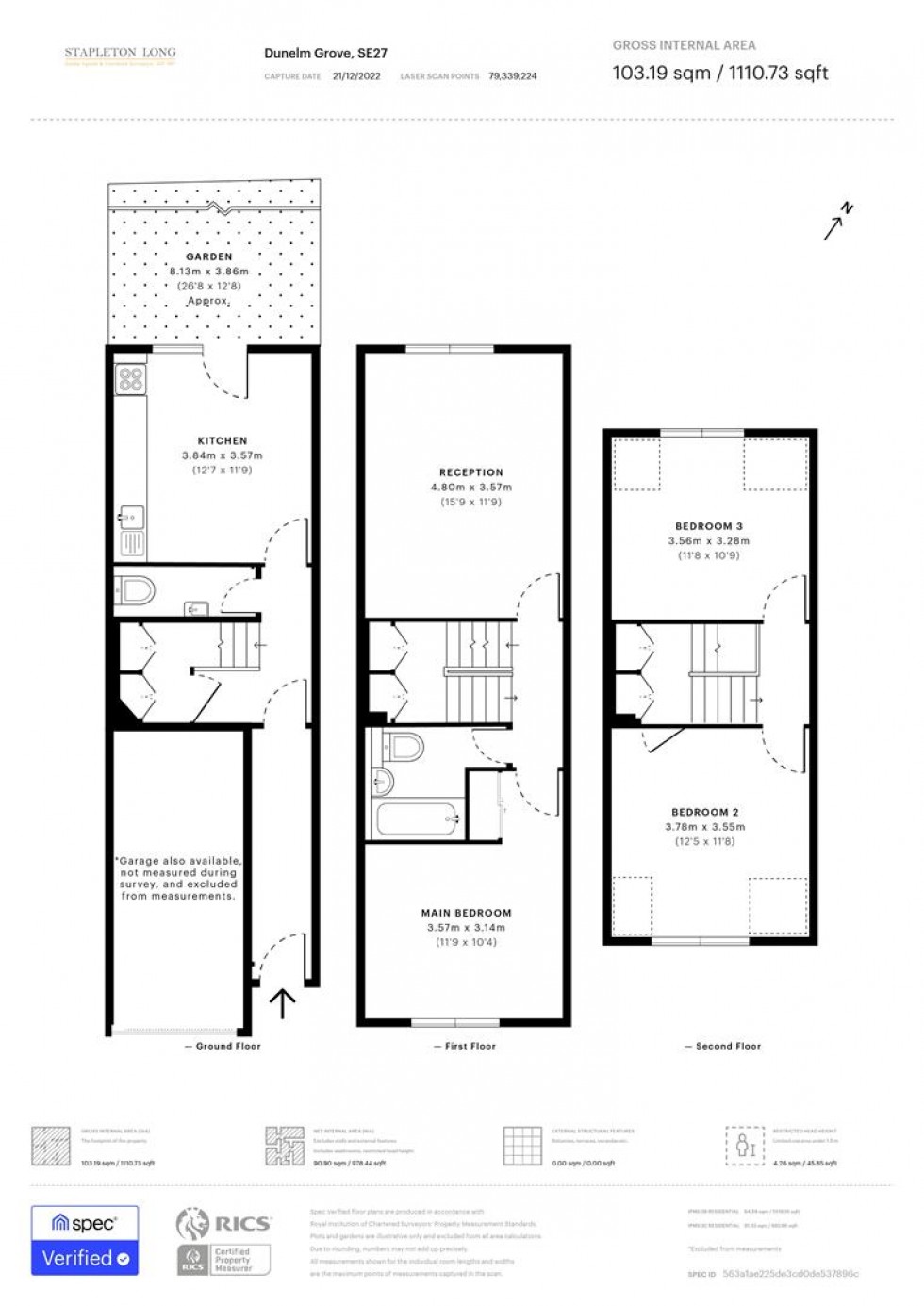 Floorplan for Dunelm Grove, London