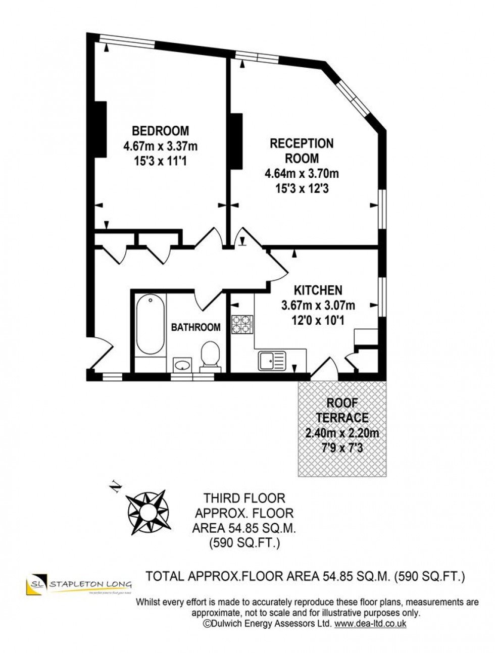 Floorplan for York Hill, West Norwood