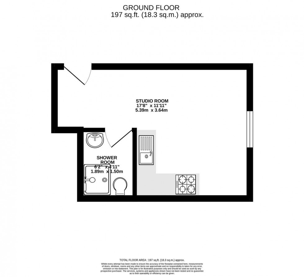 Floorplan for Dalton Street, London