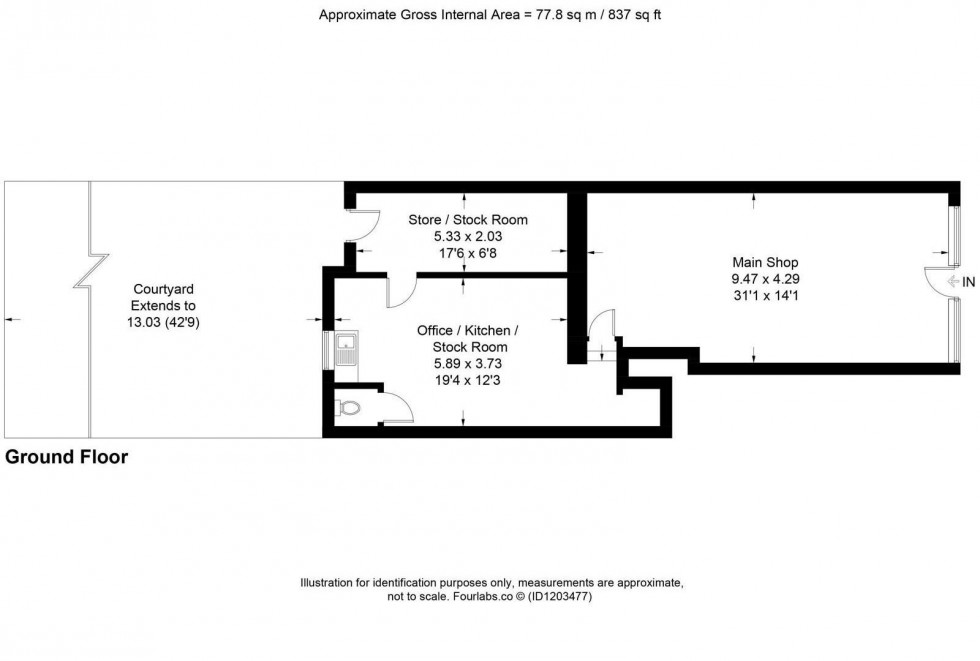 Floorplan for Norwood Road, West Norwood