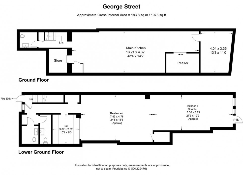 Floorplan for George Street, Croydon