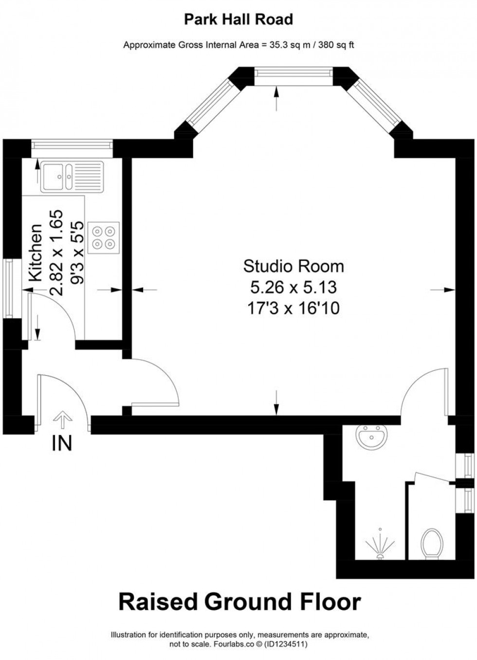 Floorplan for Park Hall Road, West Dulwich