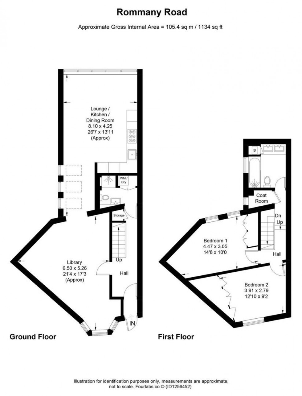 Floorplan for Rommany Road, London