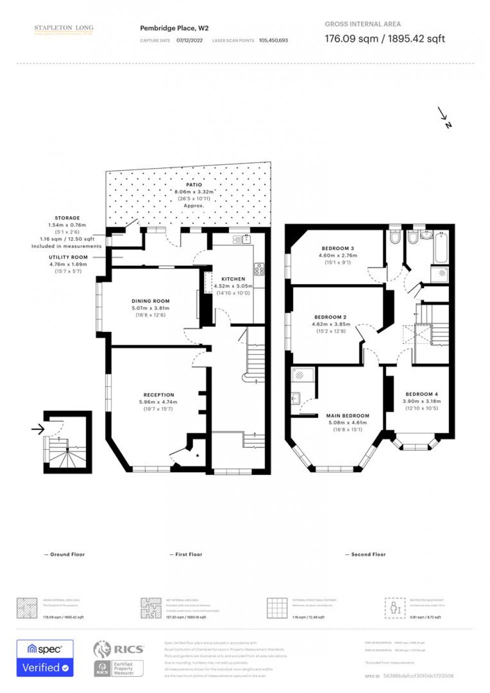Floorplan for Pembridge Place, London