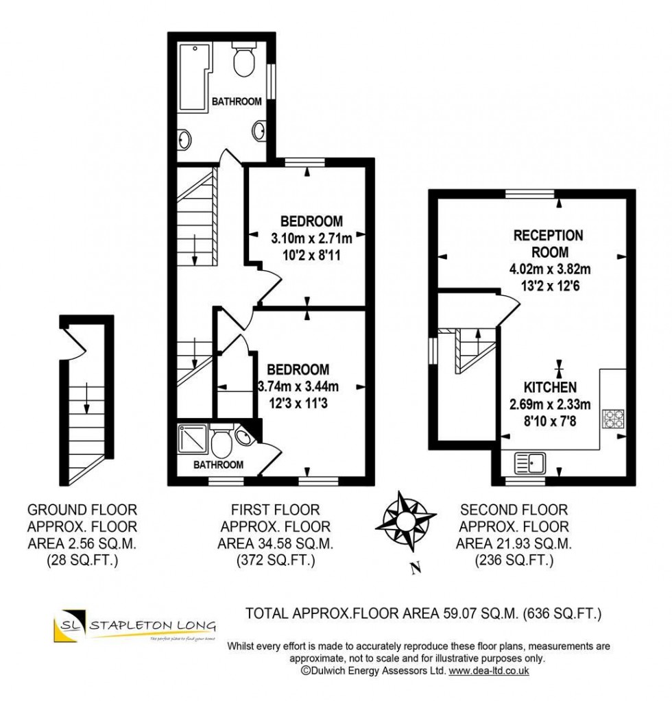 Floorplan for Upper Tooting Road, London