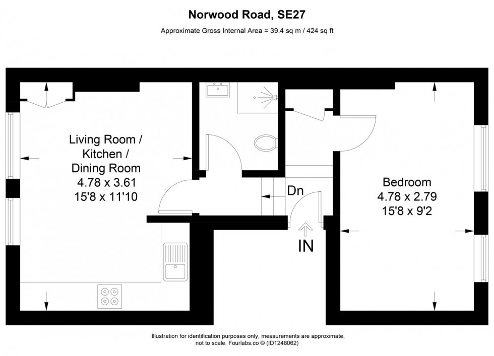 Floorplan for Norwood Road, West Norwood