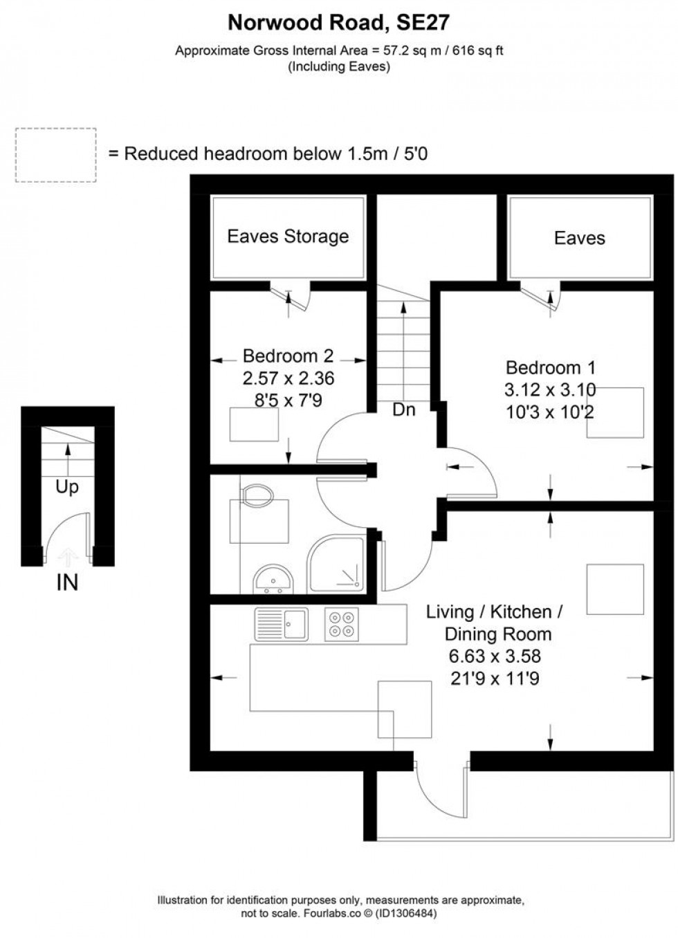 Floorplan for Norwood High Street, London