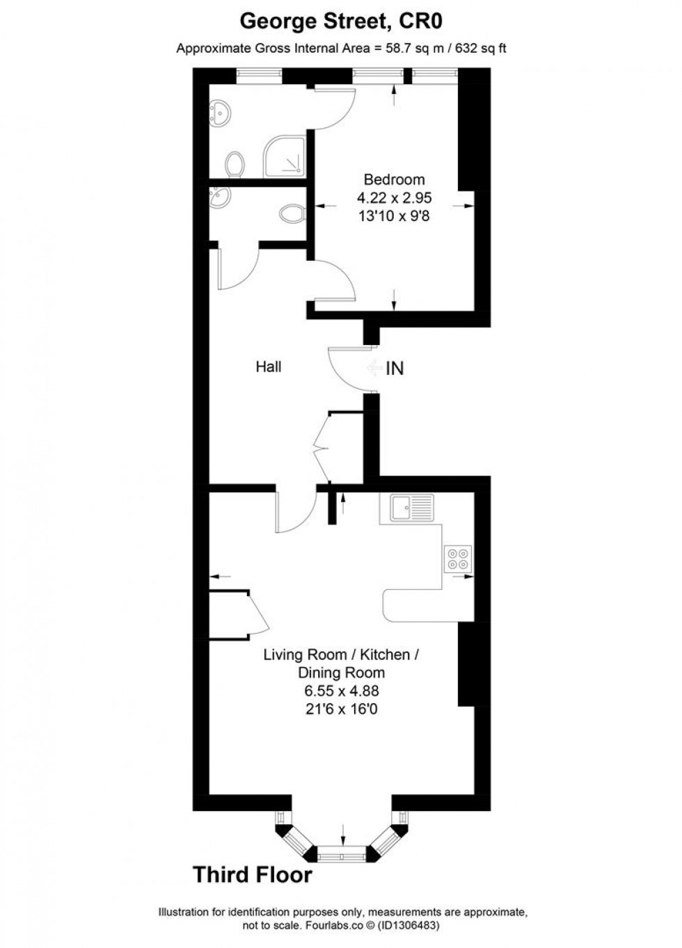 Floorplan for George Street, Croydon