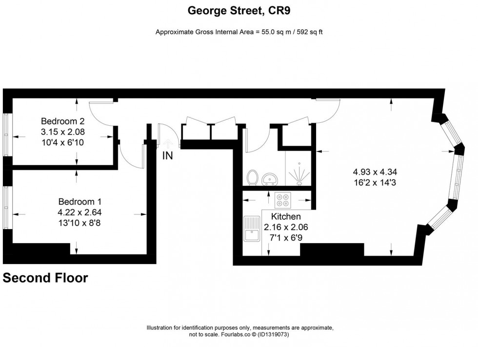 Floorplan for George Street, Croydon